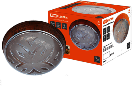 TDM ELECTRIC SQ0328-0031 Светильник НПО 106 "Плутон" бук 1х40 Вт Е27 TDM